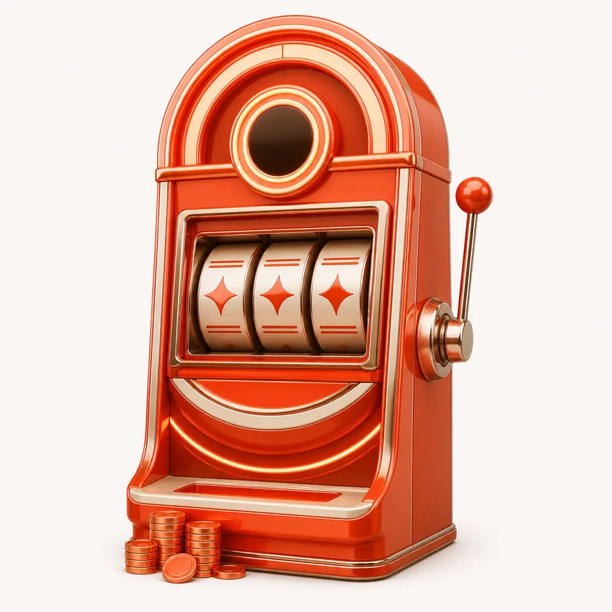 Slot cabinet with marquee — NightWin Casino