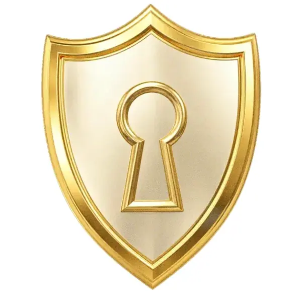 Shield with keyhole — NightWin Casino