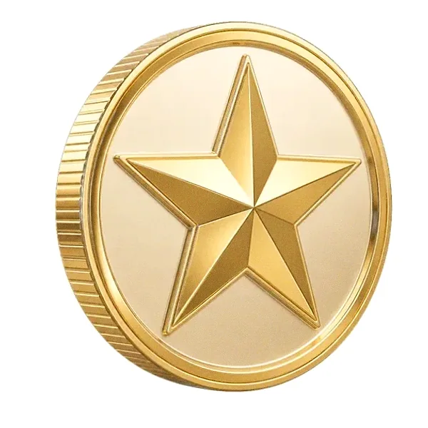 Star-emblem coin — NightWin Casino