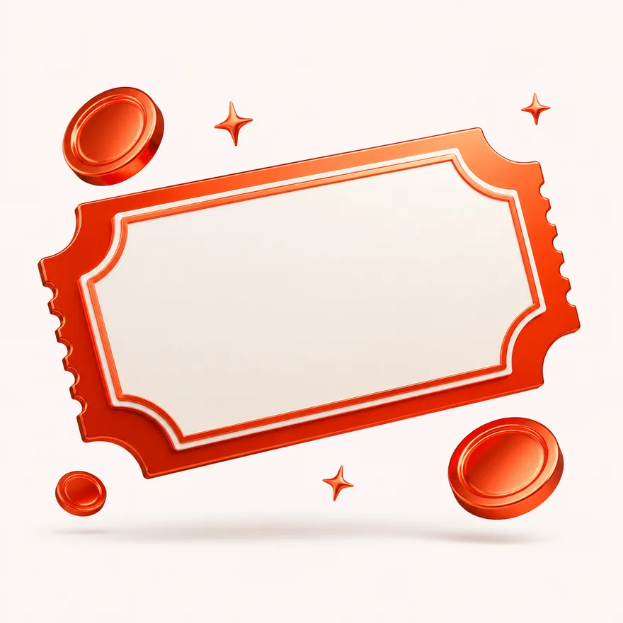 Blank coupon ticket — NightWin Casino