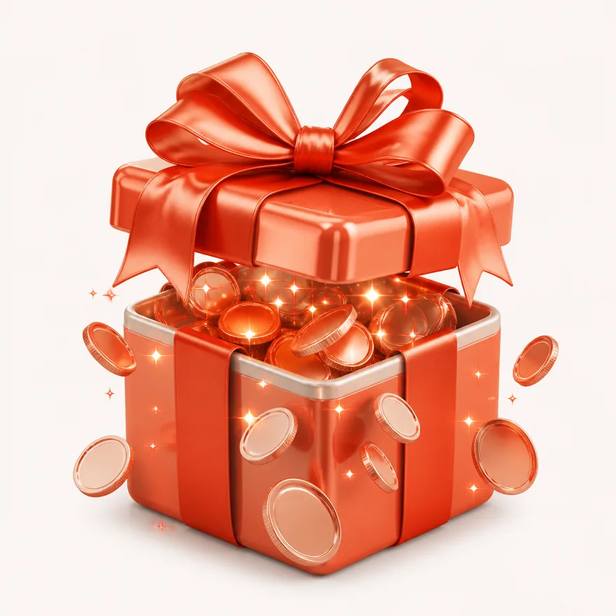 Ribbon-tied gift box — NightWin Casino