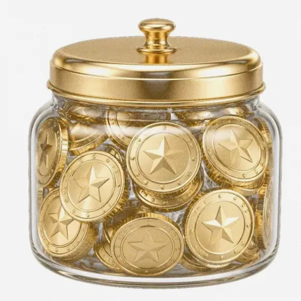 Coin-filled jar — NightWin Casino