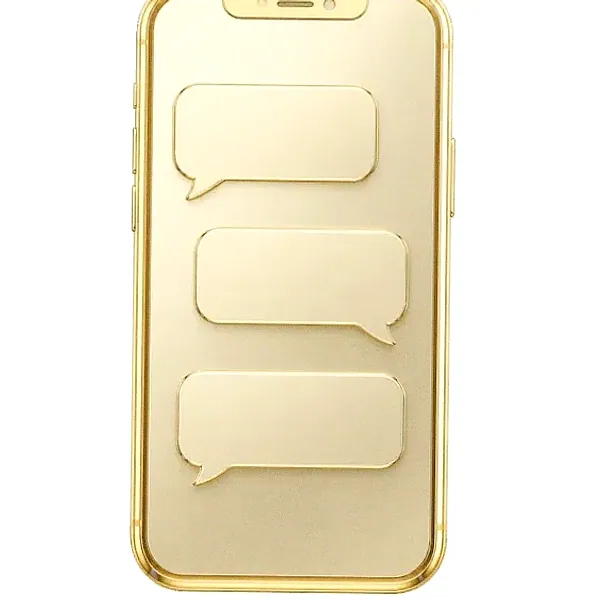 Smartphone with chat bubbles — NightWin Casino