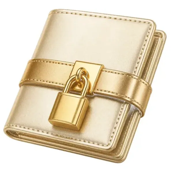 Locked leather wallet — NightWin Casino